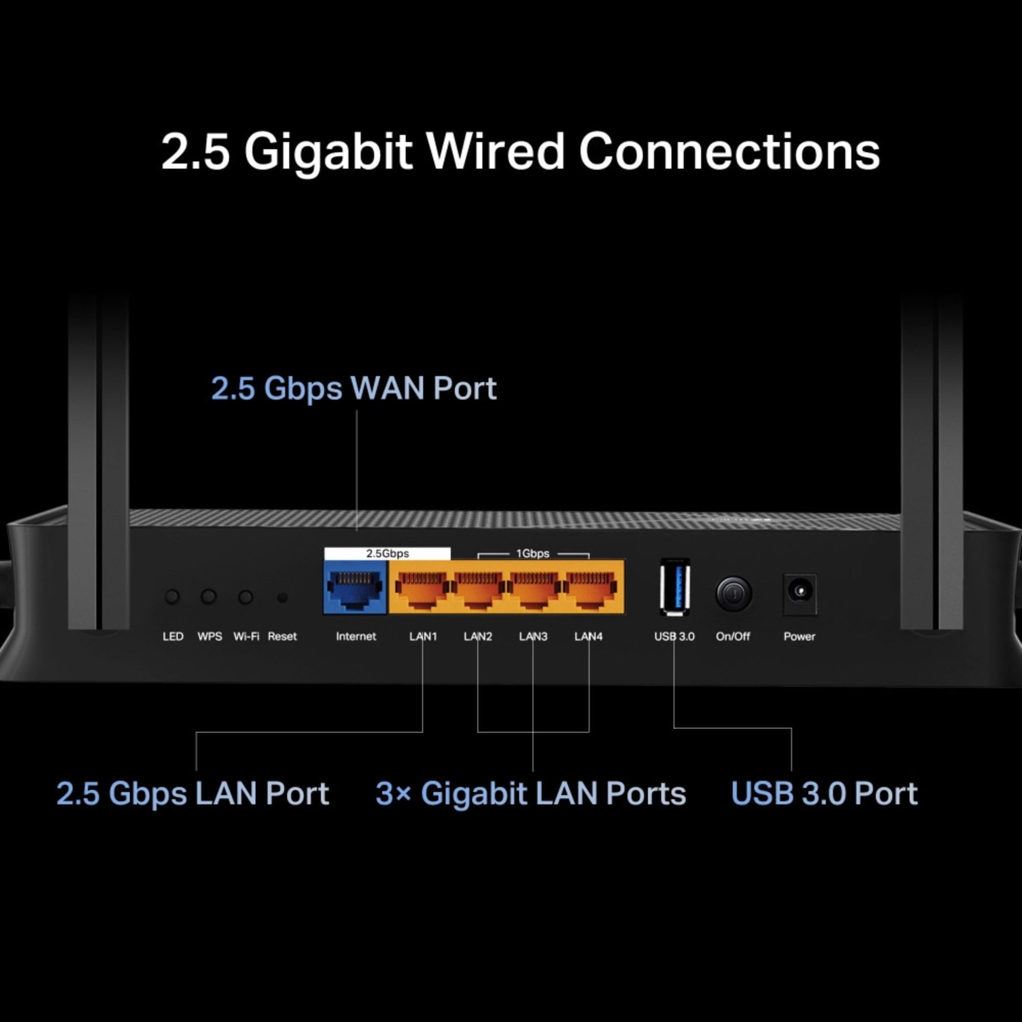 TP-Link Archer BE3600 Router WiFi 7 BE3600Mbps, WiFi Router, 2.5G Ports, USB 3.0 Port, Maximized Coverage, VPN Router, Internet Booster Routers, WiFi Booster, HomeShield Security, Easy Setup,EasyMesh