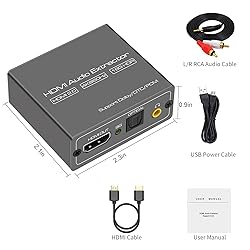 VPFET 4K60Hz HDMI Audio Extractor Splitter