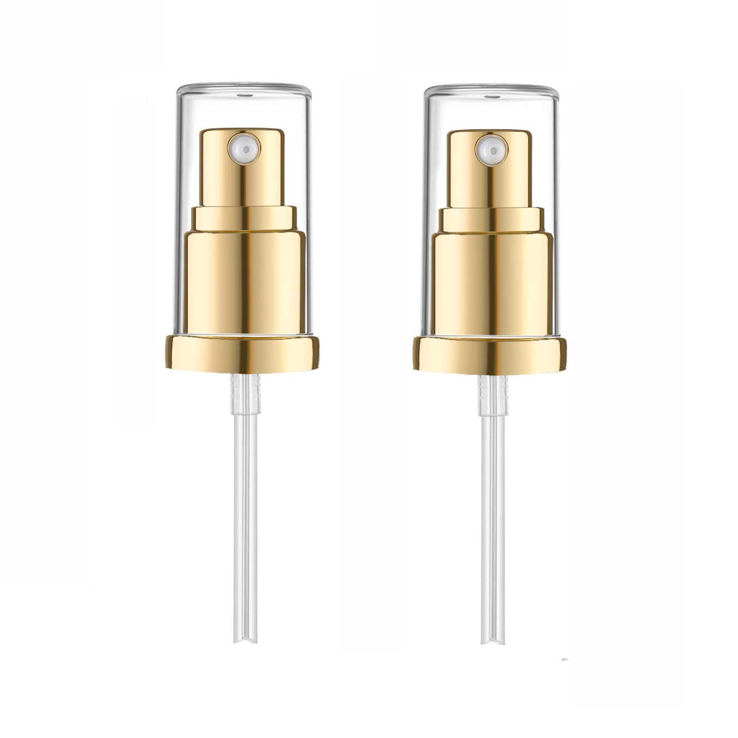 2 Pack Foundation Pump for Estee Lauder Double Wear Liquid, Replacement DW Pressure Head (Gold)