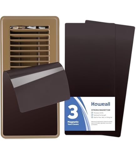 Floor Vent Covers Modern Wave Magnetic Vent Covers Pack (5x13