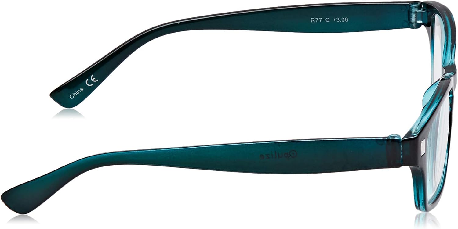 OPULIZE NET Reading Glasses for Women Men, Value 2 Pack, Vintage Inspired Square Frame with Iconic Front Detail - Image 4