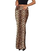 Goafuliy Bodycon Maxi Skirts for Women, Foldover High Waist Floral Leopard Cheetah Print Sexy Club Long Y2k Skirt