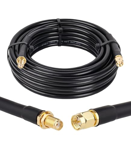 Câble BNC Vers UHF TUOLNK - RG58 50 Ohms - 30cm - Mâle/Mâle - Lot De 2 - Pour Radio, Antenne
