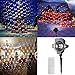 Snowfall Outdoor Led Christmas Lights Displays Projector Show Waterproof Rotating Projection Snowflake Lamp with Wireless Remote for Xmas Halloween Party Wedding and Garden Decorations
