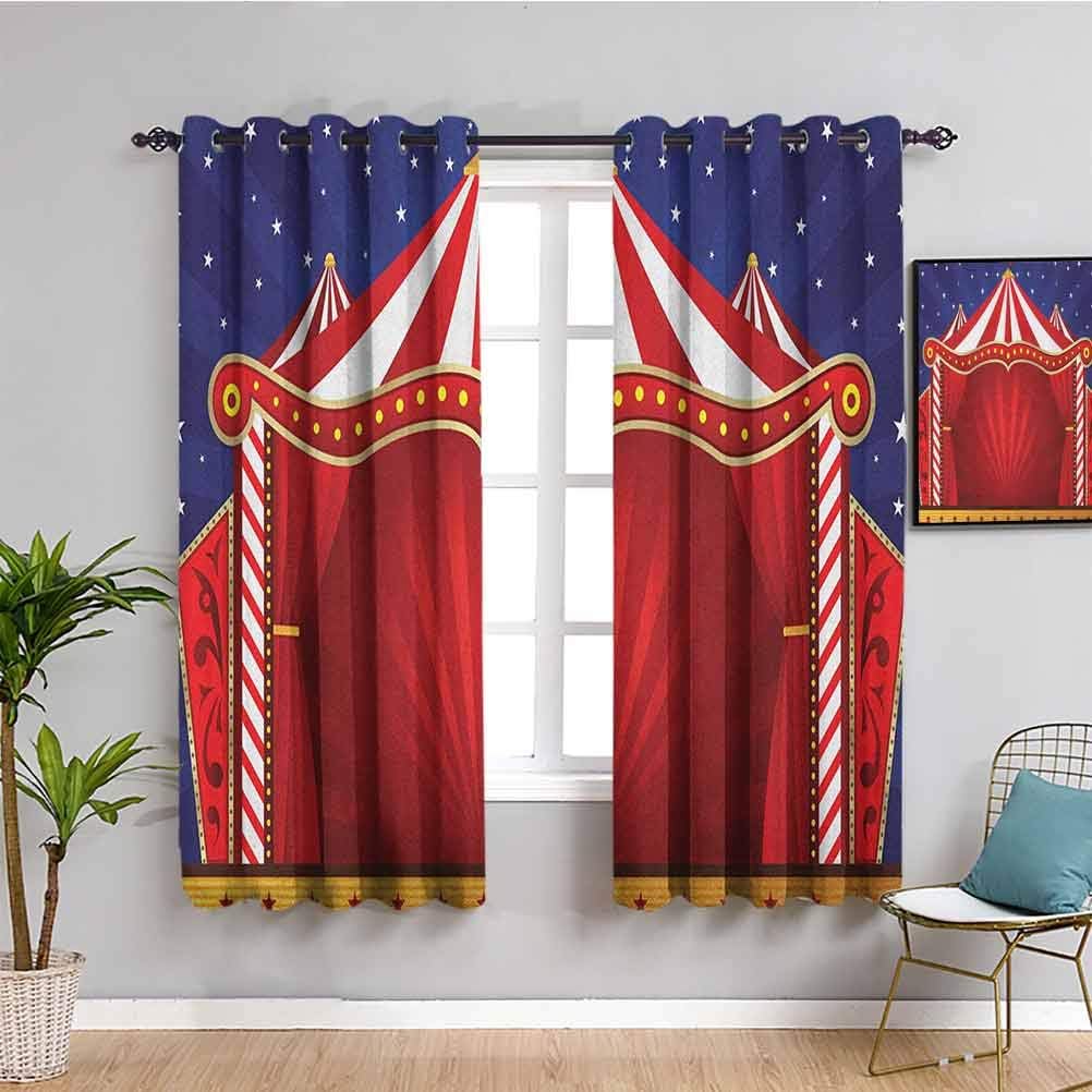 Circus Thermal Insulated Room Darkening Curtains, Curtains