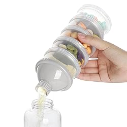 Accmor Formula Dispenser On The Go, 5 Compartments
