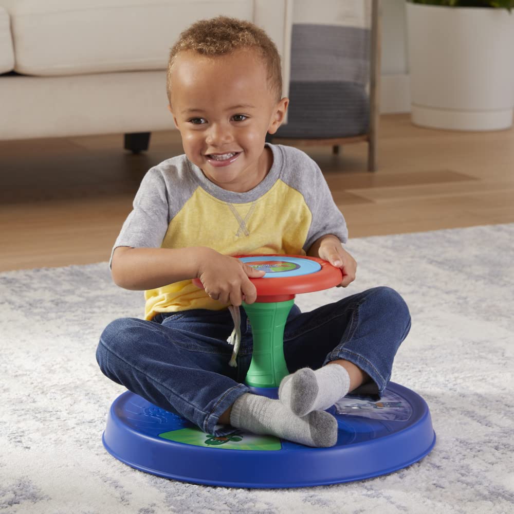 Playskool PJ Masks Sit 'n Spin Musical Classic Spinning Activity Toy for Toddlers Ages 18 Months and Up (Amazon Exclusive)