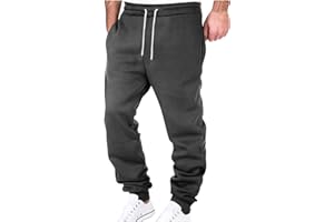 Mens Joggers Drawstring Fashion Lightweight Elastic Waist Casual Athletic Workout Trousers Jogger Pants with Pockets