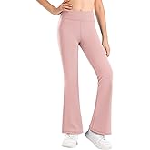 STELLE Girl's Flare Leggings High Waisted Yoga Pants Bootcut Dance Casual Pants Activewear Kids Bell Bottoms