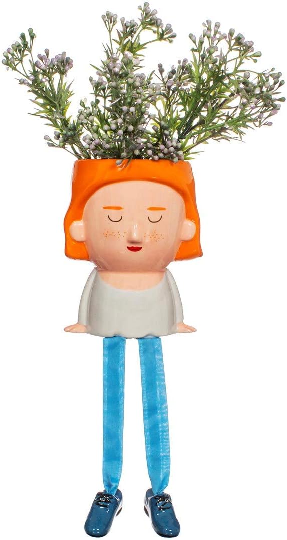 Sass & Belle Plant Mum Planter With Dangling Legs, Multicolor - Image 4