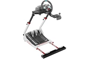 LIKEEM Sim Racing Wheel Stand Simulator Cockpit Wheel Stand Racing Steering Shifter Mount Fit for Logitech G25, G27, G29, G920 Racing Simulator Cockpit Video Game Accessories, Shifter Wheel Pedals NOT Included