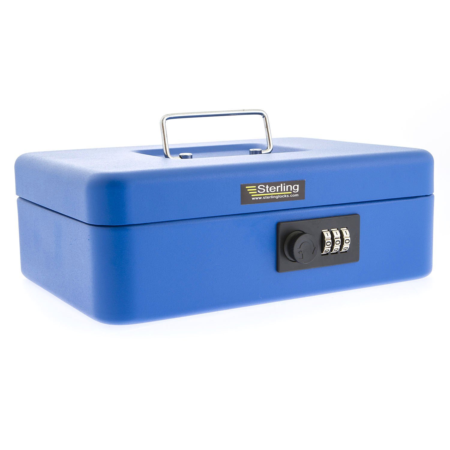 Sterling CB03CBL Combination Lock Cash Box, Blue, 10" Amazon.co.uk