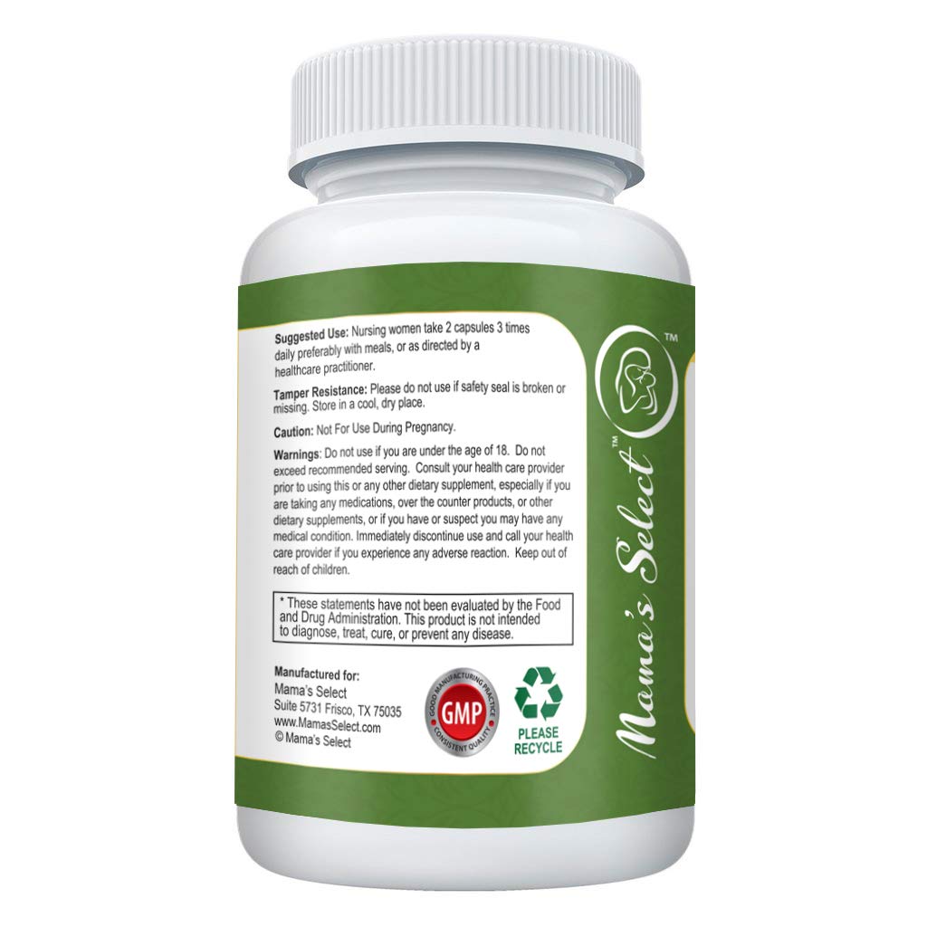 Organic Fenugreek Capsules for Increased Breast Milk Supply During