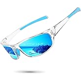 Ofwin Sports Polarized Sunglasses for Men Women Wrap Around Sun Glasses Fishing Cycling Driving Running UV Protection