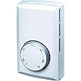 Dimplex TD Series Mechanical Thermostat Double Pole (Model: TD322W), 22 Amp, 120/208/240 Volt, 5280 Watt, White