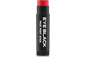 CCBeauty Red Eye Black Stick for Multi Sports, Anti-Glare EyeBlack For Baseball Football Softball Lacrosse, Water-Proof Eye Black Grease Paint For Athletes & fans