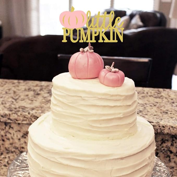 pumpkin baby shower cake