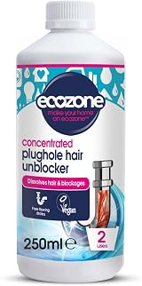 Ecozone Plughole Hair Unblocker 250ml Enzymatic Cleaner view 1