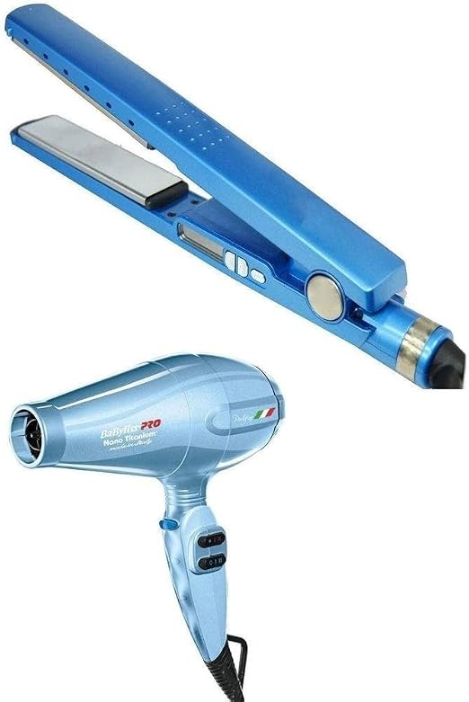 Babyliss Pro Secador Nano Titanium Portofino 6600 Azul - 2000W - 220V (7895550054954)