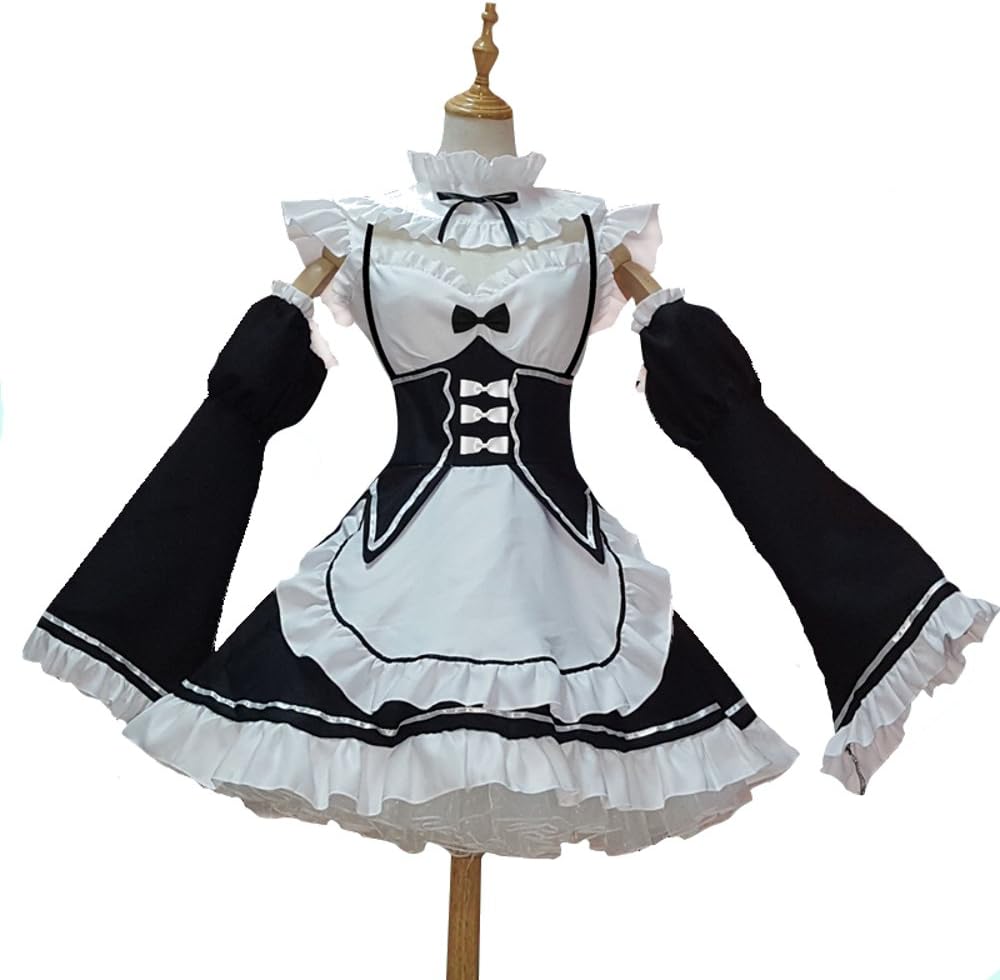Amazon Lululab Reゼロから始める異世界生活 レム ラム コスプレ 衣装 セット ウィッグ 2個 衣装 M コスプレ 仮装 通販 Amazon Lululab Reゼロから始める異世界生活 レム ラム コスプレ 衣装 セット ウィッグ 2個 衣装 M コスプレ 仮装 通販
