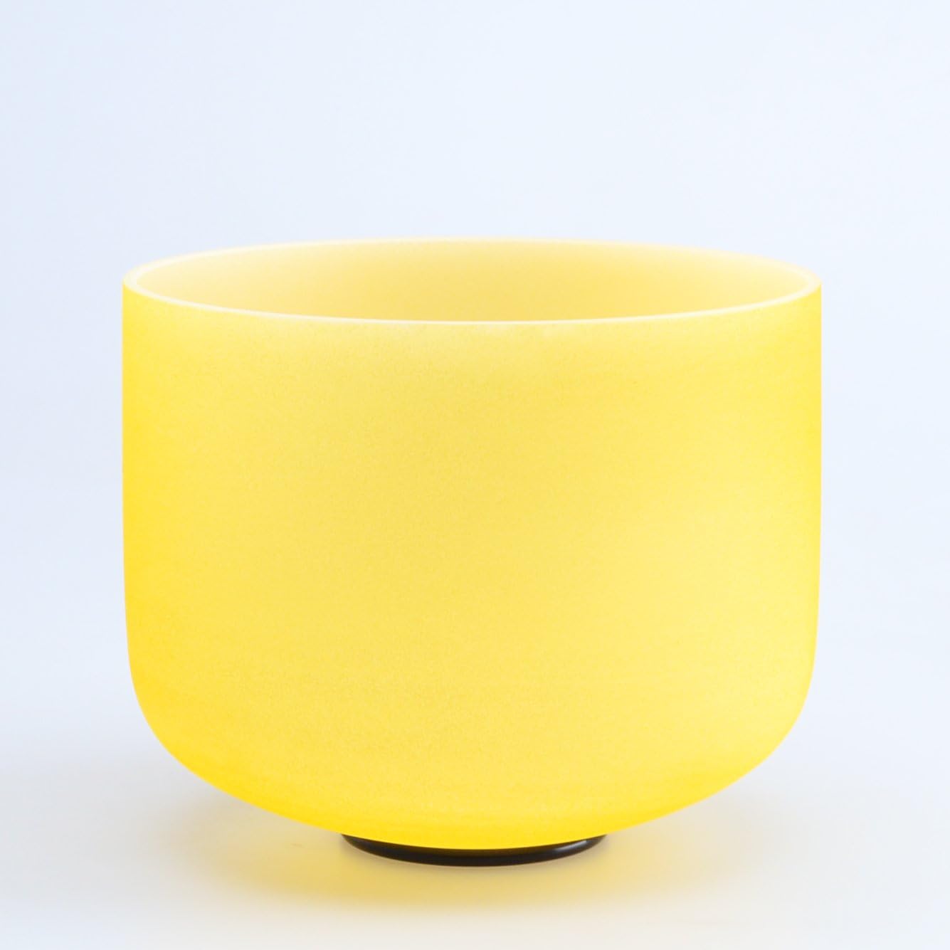 440HZ 8" E Solar Plexus Yellow Chakra Quartz Crystal Singing Bowl