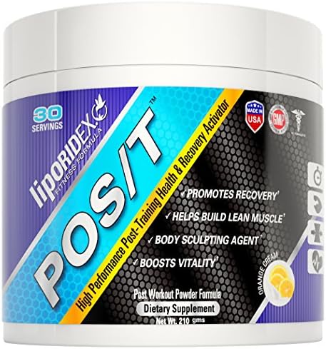 Liporidex POS/T BCAA Post Workout Supplement Powder. Increase Muscle and Reduce Inflammation.