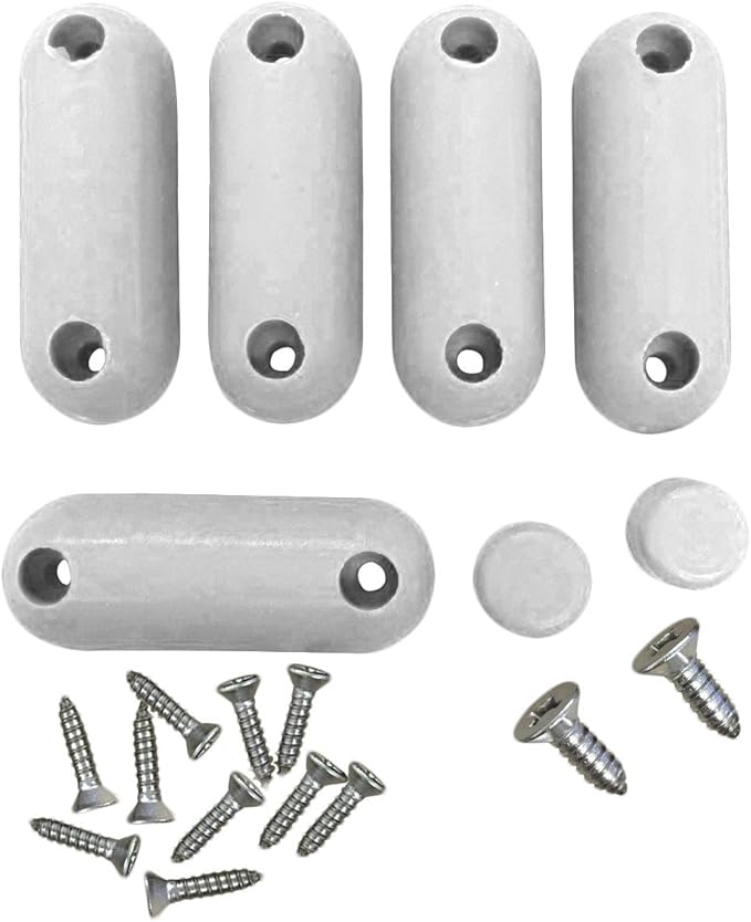 Toilet Seat Bumpers White Rubber Pack of 7 Renovator's Supply Amazon