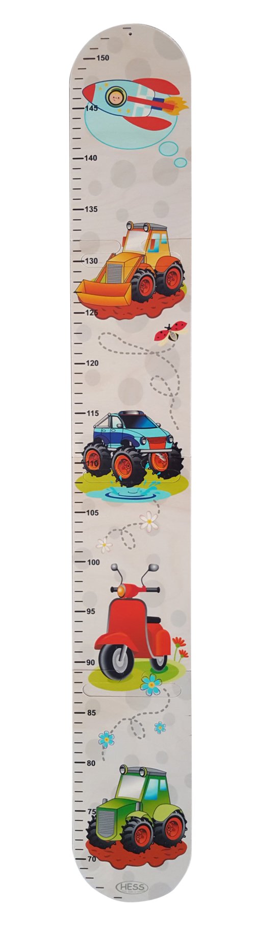 Hess 14601 Vehicles Yardstick Puzzle