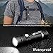 Hoxida Rechargeable Flashlight(Battery Included),1200 Lumen Super Bright LED Flashlight, Cree LED, Water-Resistant,Zoomable,4 Mode Flashlight - Best Camping, Hiking, Emergency Flashlight