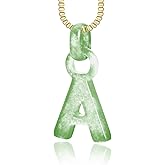 Lusomch Jade Necklace for Women Fashion Dainty Necklace Simple Style and Trendy Gifts on Halloween and Christmas.