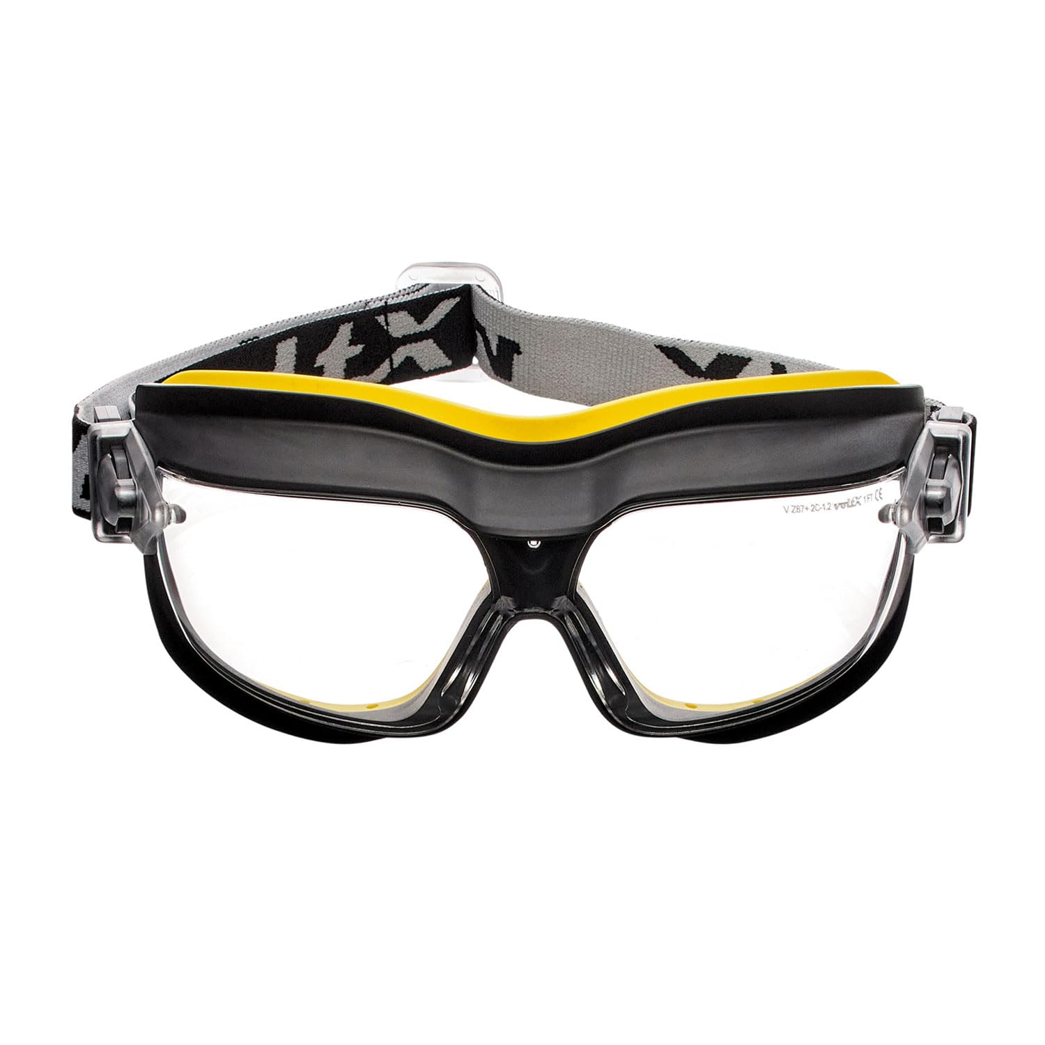voltX GT DEFENDER Compact Ventilated Safety Goggles CLEAR, CE EN166FT Certified, Anti fog coated. Includes Microfibre carry bag.