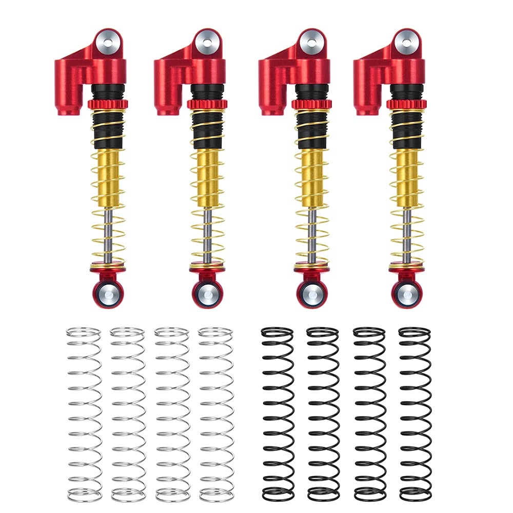 ZuoLan RC Car Shocks 43mm Adjustable Absorber Damper for Axial SCX24 Deadbolt Dodge Power Wagon Gladiator Base Camp 1/24th RC Crawler Car Upgrades
