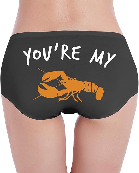 You are My Lobster Female Soft Cotton Panty, Low Waist Yoga Underwear