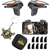 Mikirini 13 in 1 PUBG Mobile Phone Triggers, Max Phone Thickness:18mm | Controller for PUBG/Call of Duty/Free Fire/Apex, compatible with iPhones &amp; Android Phones