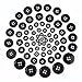 600 Pieces Assorted Sizes Buttons Round Resin Button Sewing Craft Buttons, 2 and 4 Holes