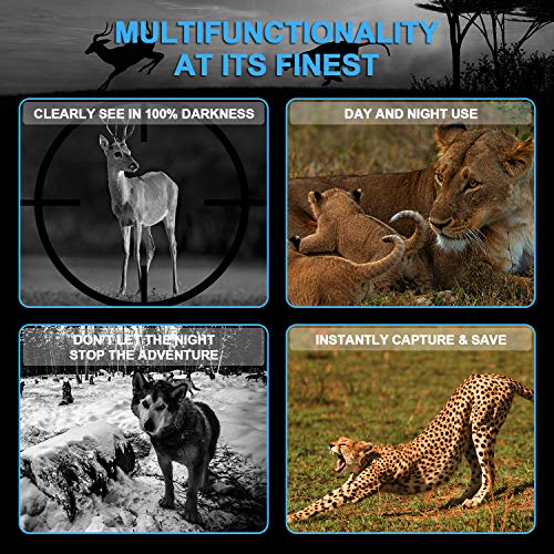 CANIS LATRANS Digital Night Vision Binoculars Night Vision Goggles Night Vision Scope for Complete Darkness, 4X Digital Zoom, 2.31\