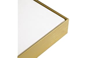 Akfado Gold Floating Frame for 30x40 Canvas Paintings, DIY Metal Canvas Floater Frame for Portrait Landscape Prints, Art Frame for Show Exhibition Gallery Wall Home Office Decor (Gold)