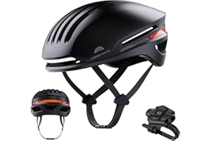 ASIEVIE Bike Helmet with Bluetooth, Smart Bike Helmet for Adults Men Women with Built-in Speakers, Auto Brake Blinker, Front and Rear LED Turn Signals Remote Control, Smart Cycling Helmet.