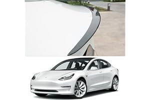 Vacallity Tesla Model 3 Spoiler Carbon Fiber Patterned, Trunk Tail Rear Spoiler for 2023 Tesla Model 3 Accessories 2023 2019 2020 2021 2022