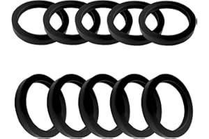 JUSTTOP 10PCS Gas Can Spout Gaskets, Gas Gaskets Rubber O-Ring Fuel Washer Seals, Leakage-Proof Tank Gasket Sealing Ring Repl