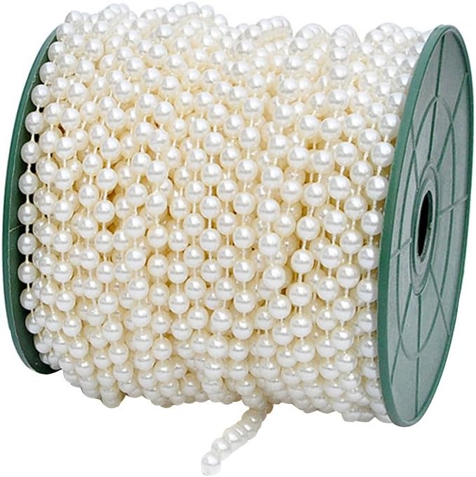 1 Rouleau De 10 Mètres De Perles Artificielles Pour Bricolage