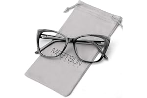 MEETSUN Blue Light Blocking Glasses for Women Anti Eyestrain Filter Blue Ray Oversized Computer Game Glasse