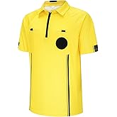 allentian Soccer Referee Shirt, Football Umpire Jersey, Men Official Ref Uniform