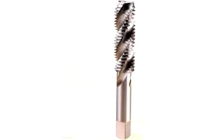 MaxTool 5/8-11 Spiral Flute Taps HSS M2 Thread Taps 11 TPI FULLY GROUND RIGHT HAND; SFF02W02R40