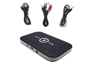 XINGBAICHEN Bluetooth Audio Transmitter Receiver, 2 in 1 Bluetooth 5.3 Adapter for Bose Wave Radio IV III II Awr1b1 Awr1b2, TV, Computer, MP3 and Gym - Connect Speakers for Seamless Streaming