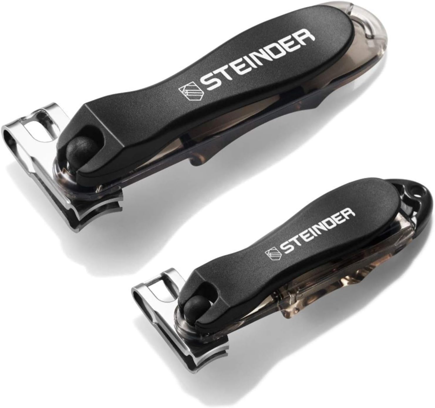 STEINDER 360 Degree Rotary, Professional Stainless Steel Fingernail and