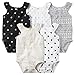 Carter's Baby Girls 5-Pack Sleeveless Bodysuits (Multi)