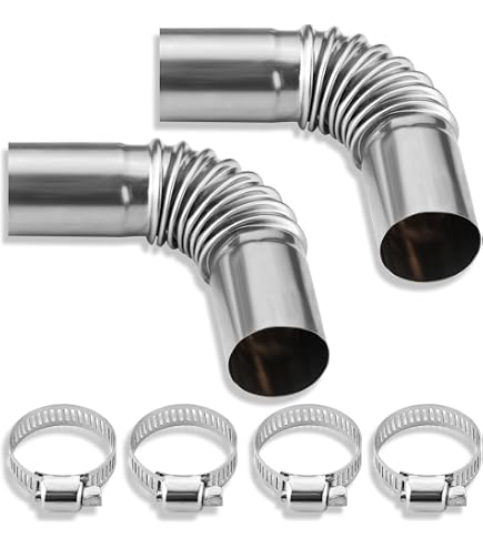 PATIKIL 2-Pack T-Bolt Hose Clamp – 23-25mm ID, 304 Stainless Steel, For Radiator & Intercooler Pipes (0.91-0.98" Pipe)