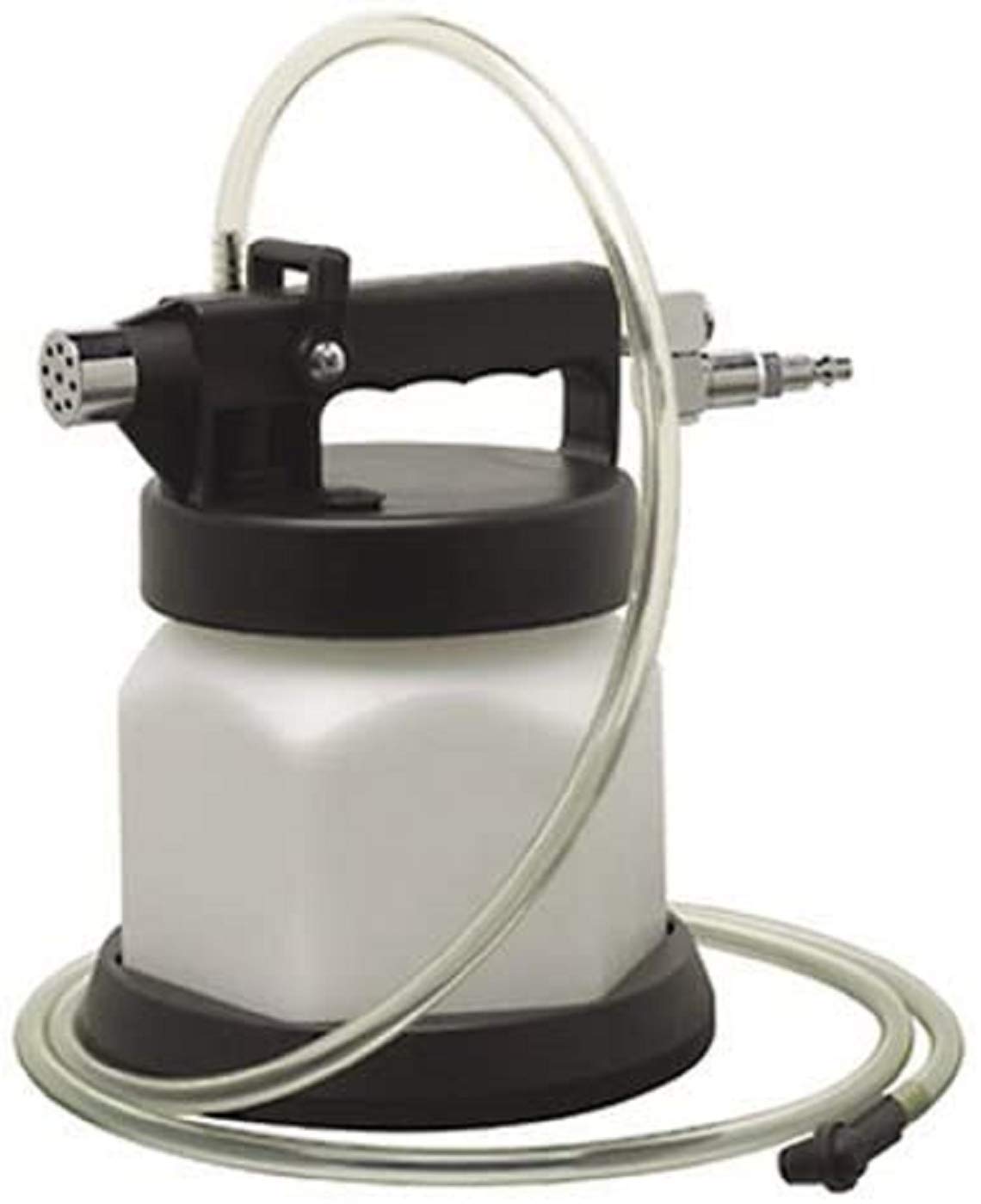 Photo 1 of Mityvac MV6830 Pneumatic Brake and Clutch Bleeding Kit, Air Operated, 1.9 Quart (1.8L) Reservoir, Bleeds 2qt Per Minute, Swivel Air Inlet, Automatic Shutoff Valve, Variable Control Thumb Throttle