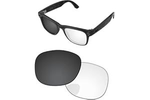 PapaViva Replacement Lenses for Ray-Ban Meta Wayfarer Gen 2 RW4012 53mm AI Glasses - Photochromic, Anti-Fog & Anti Blue Light
